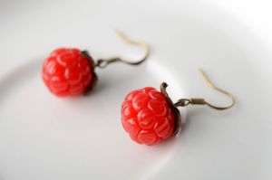 Сережки из полимерной глины