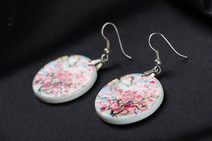 Серьги из глины