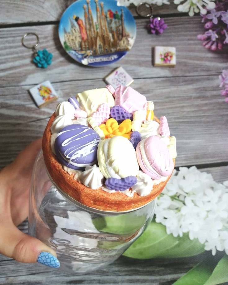 Баночки из полимерной глины