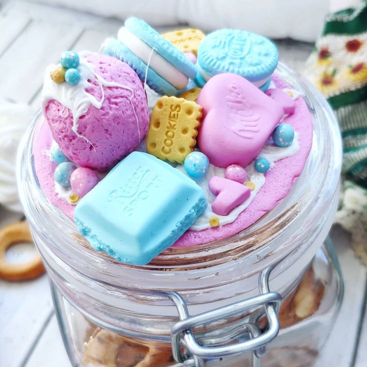 Баночки из полимерной глины